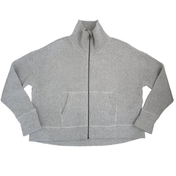 SWEATY BETTY Restful Boucle Zip Through Jacket - Picture 4 of 8